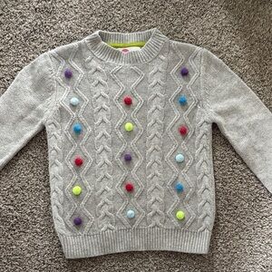 Mini Boden Light Gray wool Sweater size 6-7y